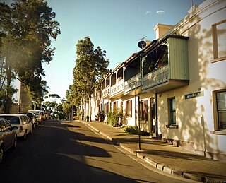 <span class="mw-page-title-main">Merriman Street Terraces</span> Historic site in New South Wales, Australia