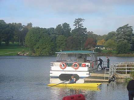 Miss Elizabeth is a pleasure boat that travels the length of Trentham Lake, within Trentham Gardens