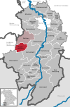 Lage der Gemeinde Missen-Wilhams im Landkreis Oberallgäu