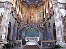 Intérieur de la Chapelle Notre-Dame (XIXe)