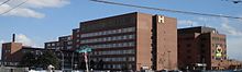 The Moncton Hospital is one of two major teaching hospitals located in Moncton. Monctonhospital.jpg