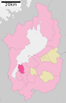 Moriyama in Shiga prefecture Ja.svg