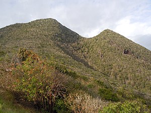 Morne Larcher et Croix du Diamant