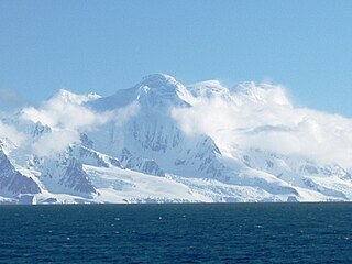 Mount Foster mountain in Smith Island, South Shetland Islands, Antarctica