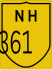 National Highway 361 marker