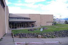 NMSU Grants Martinez Hall Main Building, Cyber Cafe Exterior NMSU cafe exterior - panoramio.jpg