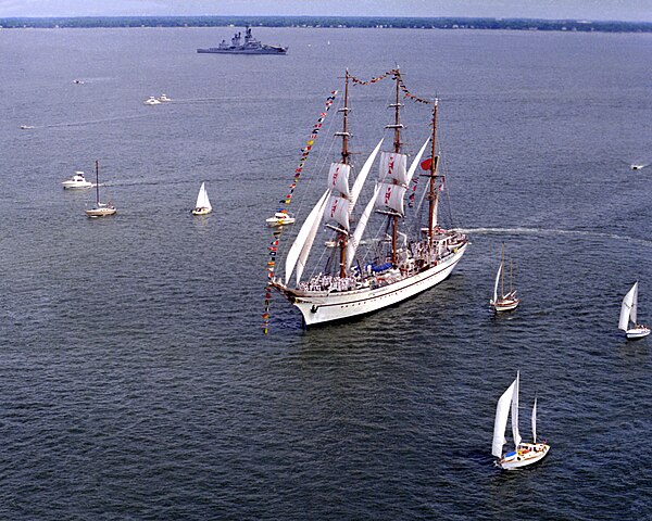 Sagres during Harborfest '82