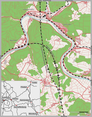 Route of the Nantenbacher curve