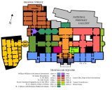 Plan of the first floor (2006)