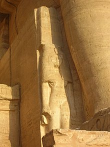 Nebettaui a nagy Abu Szimbel-i templomban