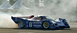 A Nissan R92CP, one of the cars based on the R90C platform. Nissan R91CP 001.JPG