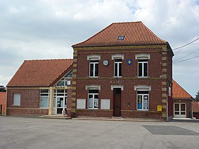 Nordausques (Pas-de-Calais) mairie.JPG