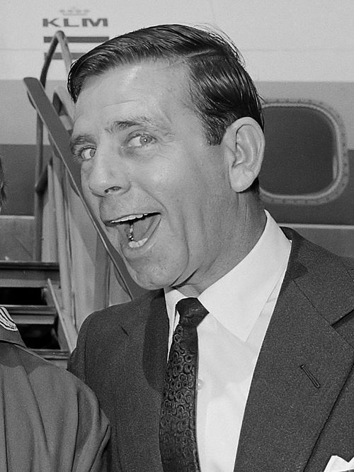 Norman Wisdom demonstrating a typical expression (1965)
