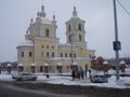 Kerk in Novokoeznetsk uit de 19e eeuw. Gesloten van 1937 tot 1988, nu wederom in gebruik
