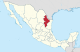 Nuevo Leon in Mexico (locatiekaartschema).svg