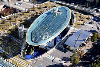 Glass roof of Oasis 21 Oasis 21.JPG