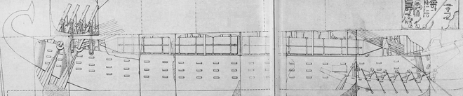 Obelisk ship of Hatshepsut, carrying two obelisks Obelisk ship of Hatshepsut.png