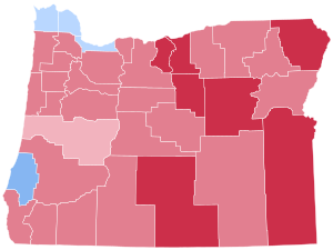 Oregon Presidential Election Results 1972.svg