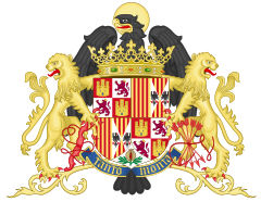 Ornamented Coat of Arms of Queen Isabella of Castile (1492-1504).svg