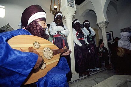 Tuareg singer Athmane Bali from Djanet, Algeria
