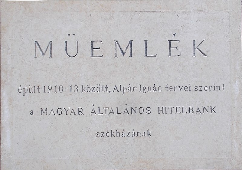 File:Pénzügyminisztérium, műemlék, 2019 Lipótváros.jpg