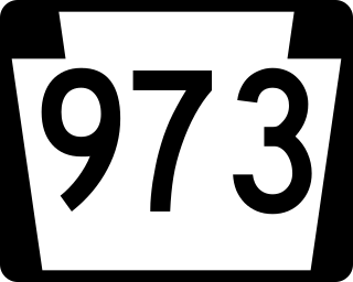 <span class="mw-page-title-main">Pennsylvania Route 973</span> State highway in Lycoming County, Pennsylvania, US
