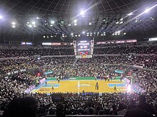 A finals 2021 PBA basketball game at the Smart Araneta Coliseum PBA S47 Phils Finals G7 Crowd Attendance.jpg