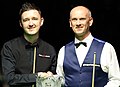 Wilson und Ebdon vor dem Finale