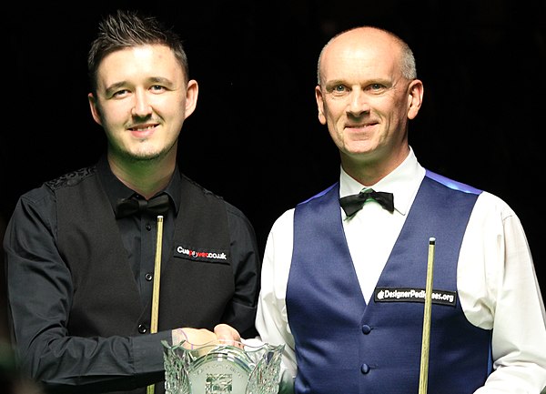 Wilson defeated Peter Ebdon at the 2018 Paul Hunter Classic.