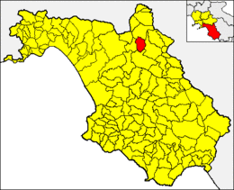 サレルノ県におけるコムーネの領域