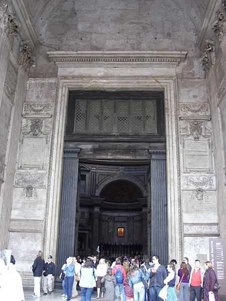 File:Pantheon (Rome) entrance.jpg