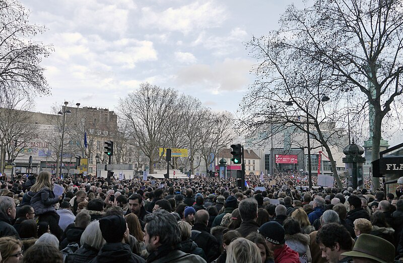 File:Paris Rally, 11 January 2015 - Place de la Bastille.jpg