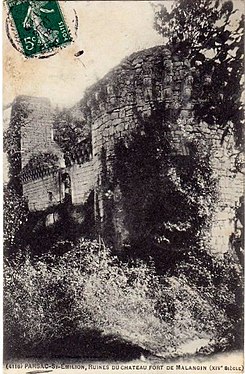 Ruiny zamku Malangin w Parsac 2.jpg