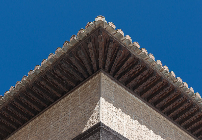 File:Patio de los Leones, detail of roof, Alhambra, Granada, Andalusia, Spain.jpg