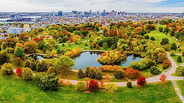 Patterson Park in Baltimore, Maryland.