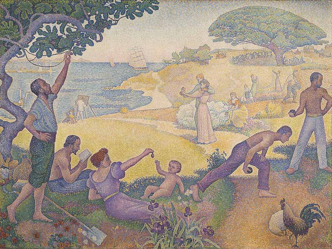 File:Paul Signac, 1893-95, Au temps d’harmonie, oil on canvas, 310 x 410 cm.jpg