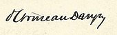 signature de Paul Thureau-Dangin