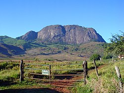 Pedrão Mountain in Pedralva