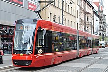 Pesa Twist tram in Katowice