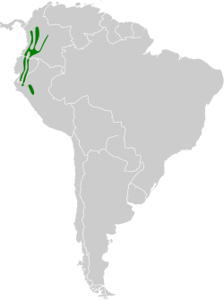 Distribución geográfica del ermitaño ventrihabano.