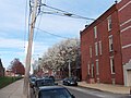 Brown Street, Fairmount, Philadelphia, PA 19130, looking west, 2x00 block