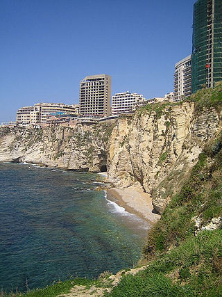 <span class="mw-page-title-main">Raouché</span> Neighbourhood in Beiruit, Lebanon