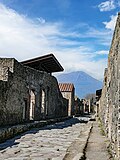 Thumbnail for File:Pompeii view of Mt Vesuvius from the Via di Nocera.jpg