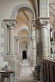 L'église Notre-Dame-de-Roscudon : vue intérieure, un collatéral.