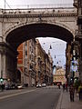 Italiano: Il ponte monumentale che sovrasta via XX settembre a Genova