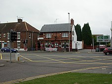 The Queen Mary Pub on West Street neighboured the factory and survived but did sustain heavy fire damage. Poole, The Queen Mary - geograph.org.uk - 2034549.jpg