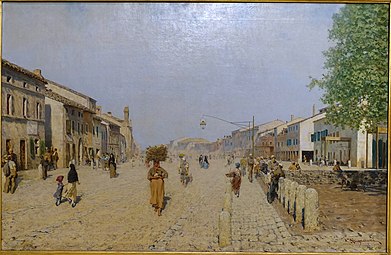 Port Adriana à Ravenne (1875) Galerie d'art Moderne, Rome