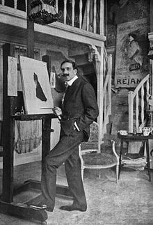 Cappiello in his studio.