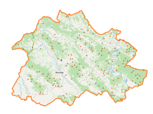 300px powiat brzozowski location map