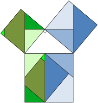 Pythagorean theorem rearrangement.svg